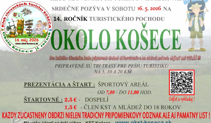 Okolo Košece - 16. mája 2026